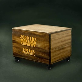 FactorDuty 2.5 inch Heavy Duty Polyurethane Caster Wheels Rigid Fixed None Swivel Industrial Grade Solid Low Profile Smooth and Silent 2000LB Capacity Pack of 4