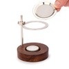 NKlaus 13998 Adjustable Incense Burner Nickel-Plated Brass with Stainless Steel