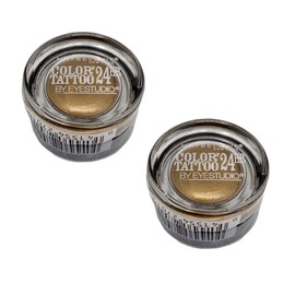 Maybelline New York Pack of 2 Maybelline New York Color Tattoo Eyeshadow, Bold Gold 45