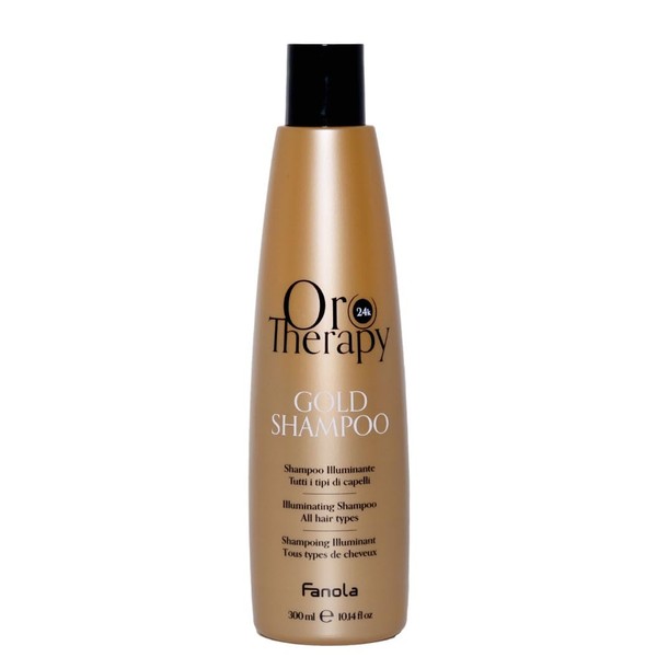 Fanola Orotherapy, Gentle Cleaning Illuminating Shampoo Infused with Microactive Gold