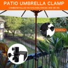 Parasol Holder, Balcony Railing, Adjustable, Space-Saving Parasol Holder, Balcony Diameter