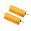 PATIKIL 100W 0.1 Ohm Aluminum Shell Resistor 2pcs Aluminum Housing