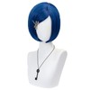 Pelucas azul oscuro con flequillo para mujer Peluca corta Bob