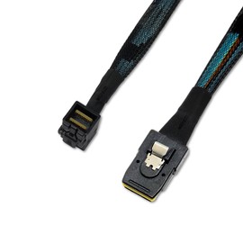 Sonilco High-Performance Mini SAS HD Cable 90 Degree SFF-8643 to SFF-8087 Data Transfer Right Angle Cord (1 Cable, 0.5 M / 1.6 Feet)