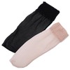 EROSPA® Stockings Stockings Sleeve Closed Sleeve Nylon Men (Beige)