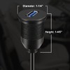 BATIGE Single Port USB 3.0 Male to Female AUX Car