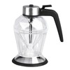 Honey Syrup Dispenser with Stand Multipurpose Honey Jar Clear Glass
