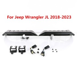 ECAHAYAKU High Mount Brake Light Compatible With Jeep Wrangler JL 2018-2023 LED Tail Wing Roof Light Car LED Brake Light/Driving light/Turn Signal Light/Reversing Light