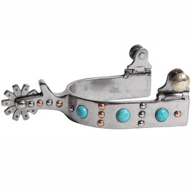 Professional's Choice pcsp-140 Ladies Turq dot spur