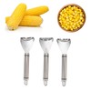 3pcs Stainless Steel Corn Cutter Peeler Safe Quick Clean Comfortable