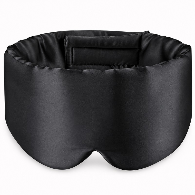 Mulberry Silk Sleep Mask for Comfortable Rest – Soft Light-Blocking