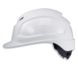 Uvex Pheos IES Protective Helmet - Ventilated Work Helmet for Construction Site - White
