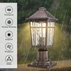 Darkaway Outdoor Post Lights Lamp Post Light Fixture, Waterproof Aluminum