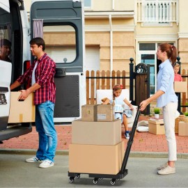 Bee Vibes Carrito Diablito Plegable De Carga, Soporte De 230kg Mudanza