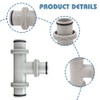 Pool T Piece 38 mm, T-Piece Hose Connector for Diameter