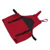 Gardening Apron Dark Red 210D PVC Waterproof Fabric Regulable Straps