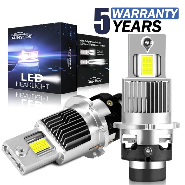 AUIMSOCO For Nissan 350Z 2003-2009 D2S LED Headlight Bulb Hi/Lo