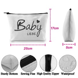 3 Pieces Gift for Expecting Mother Gifts for Mum, First Time Makeup Bag, New Mother Gifts for Women, Cosmetic Bag for Expectant Mum Bag with Zip for Women, Gift Idea