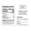 Liberty Bell Coffee Latte Flavored Caffeinated Individually Wrapped Hard Candy,