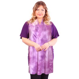 DinerWear Adult Bib Dining Scarf Cravaat II (Pink/Purple)