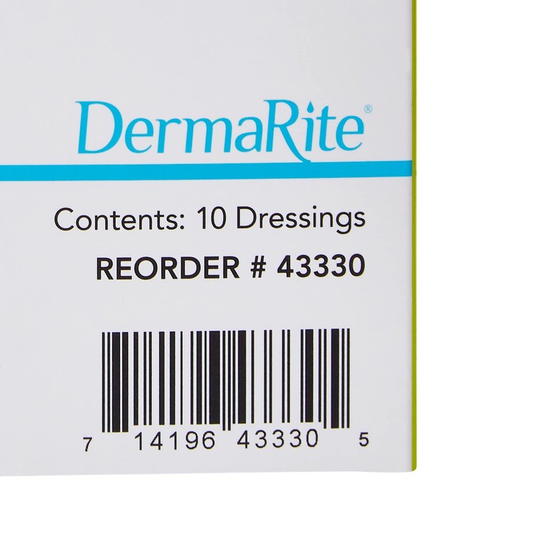 DermaRite's ComfortFoam Border, Foam Wound Dressing - Flexible and Soft