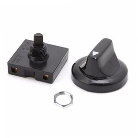 Fan Rotary Switch 4-Position 3-Speed Selector Switch Governor with Knob Fan Speed Governor Fan Rotary Switch,4-Position Rotary,3-Speed Selector,Industrial