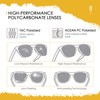 AOZAN ANSI Z87.1 Replacement Lenses Compatible with Oakley Half Jacket