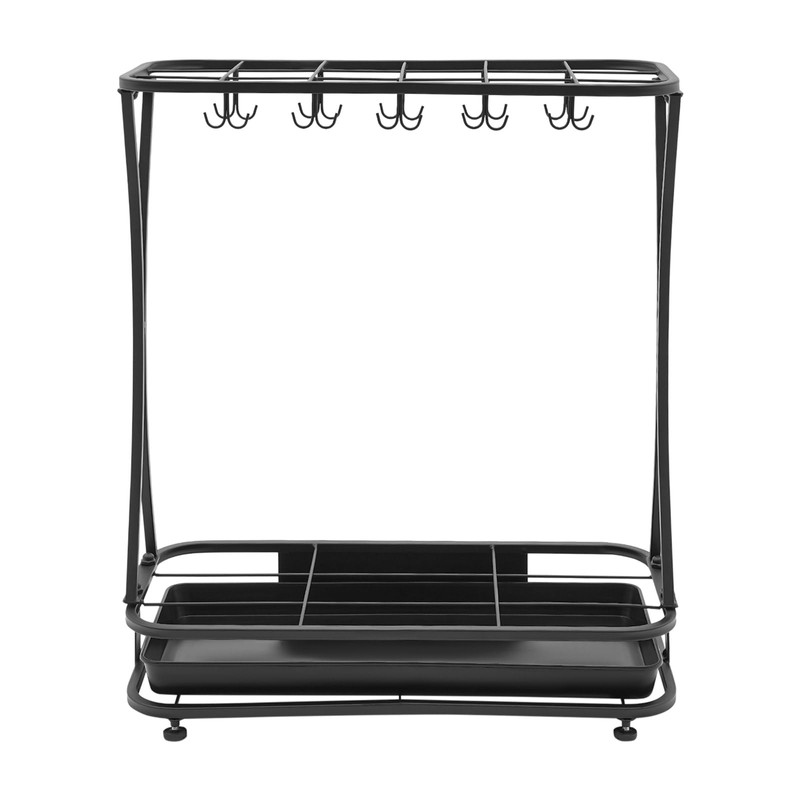 QUSKLISU Industrial Metal Umbrella Holder Stand with 18 Slots &