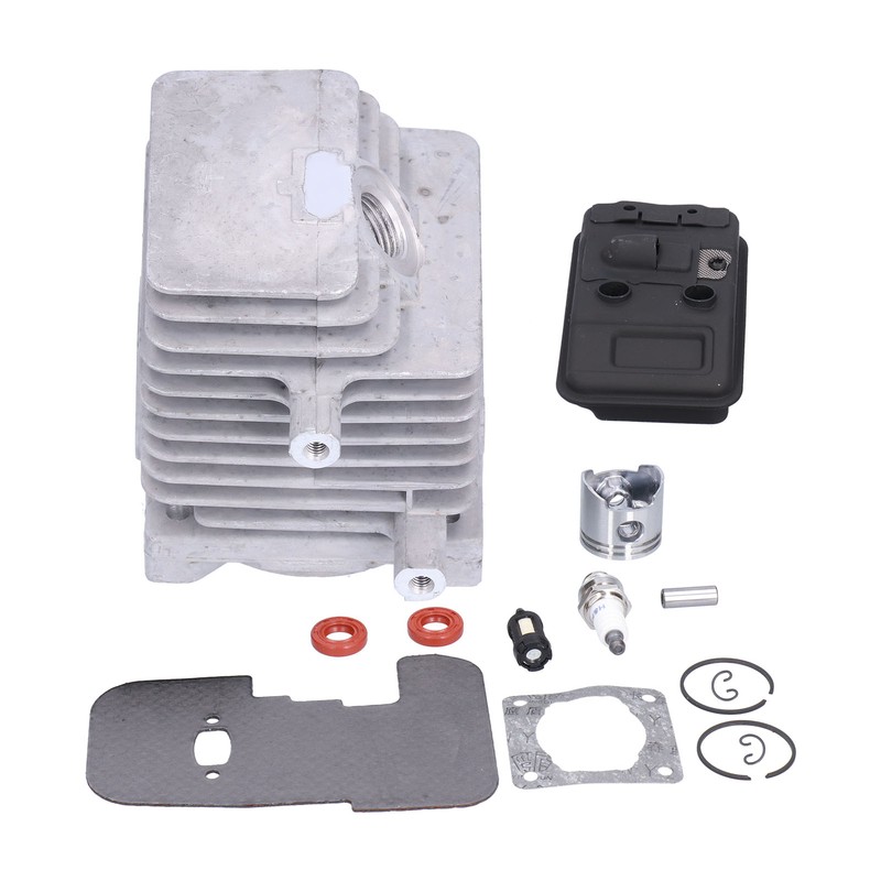 Cylinder Piston Exhaust Muffler Gasket Kit Fit for Stihl FS75