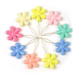 10 Pcs Threader Tool Flower Shape DIY Handicraft Sewing Tool Sewing Embroidery Cross Stitch Accessories Colorful