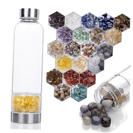Alipis Little Quartz Bottle Gemstone Hydrotherapy Cup for Passion Ignition Random Color