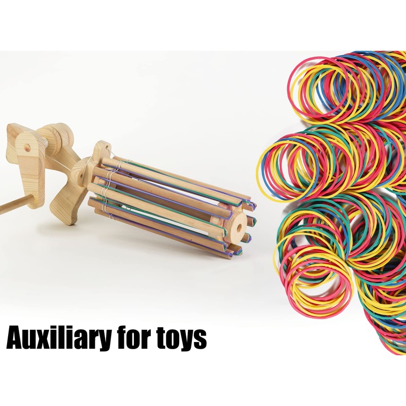 Rubber Bands, 600 Pieces, Rubber Rings, Colour 38 x 1.4