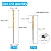 sourcing map Tap and Drill Bit Set, 2pcs M2.5 x