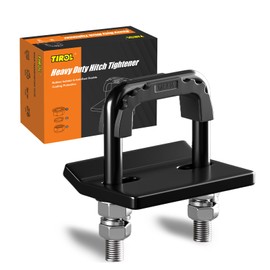 TIROL Hitch Tightener Anti-Rattle Clamp - Heavy Duty Hitch Stabilizer for 1.25" to 2" Trailer Hitches Reduce Movement on Hitch Mount Hitch Tray Cargo Carrier Bike Rack, RV Trailer Accessories (Black)
