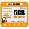 KAISNVXS 4G LTE Cellular Data SIM Card for 30 Days