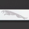 KA Mirror Chrome Jaguar Logo Laser Etched T304 Stainless Steel