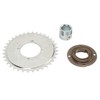 410 Sprocket Toothless Flywheel Kit with Silver Adapter Steel Light