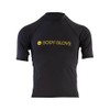 Body Glove Men Standard Basic Fitted Short Sleeve Rashguard-M-Black, Medium