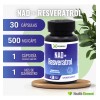 Nad Y Resveratrol 30 Cáps Antioxidante Celular Natural