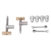 19mm Woodworking Desktop Clip Stainless Steel Brass Stop Bench Dog