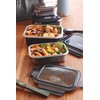 Sabu Marit 412202 Stainless Steel 4-Point Locking Lunch Container, L,