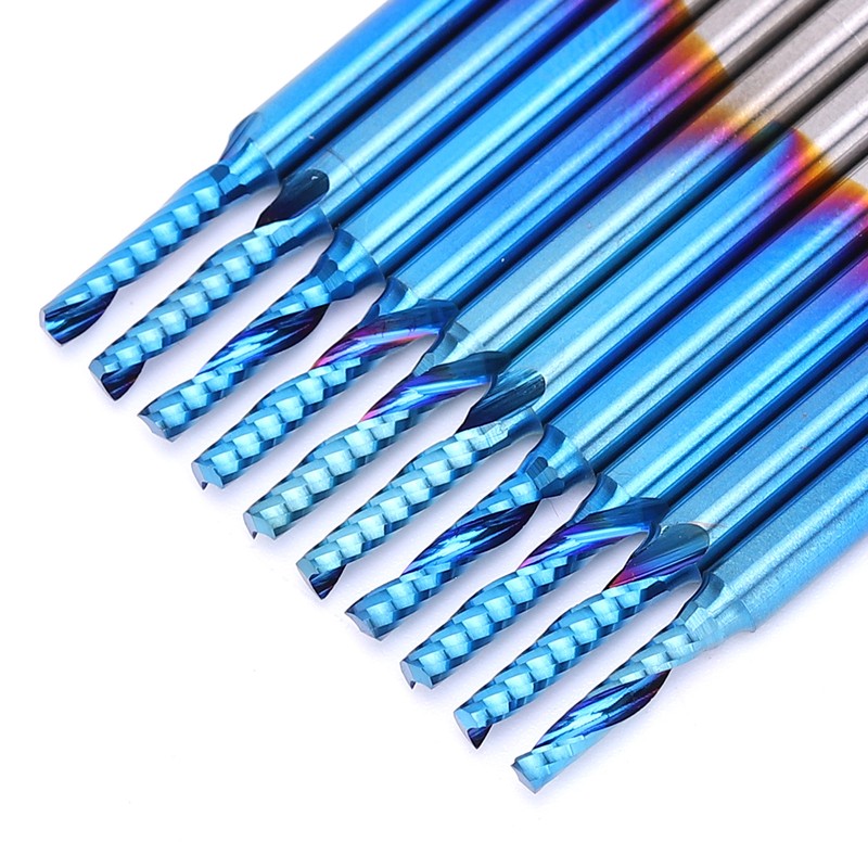 Spiral Mill Bit CNC Router Kit Carbide Tungsten Steel End