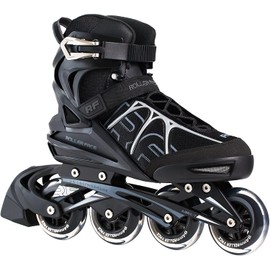 Rollerface RFSport Black Men’s Adult Fitness, Sport and Recreation, Premium Inline Skate (US Men 10)