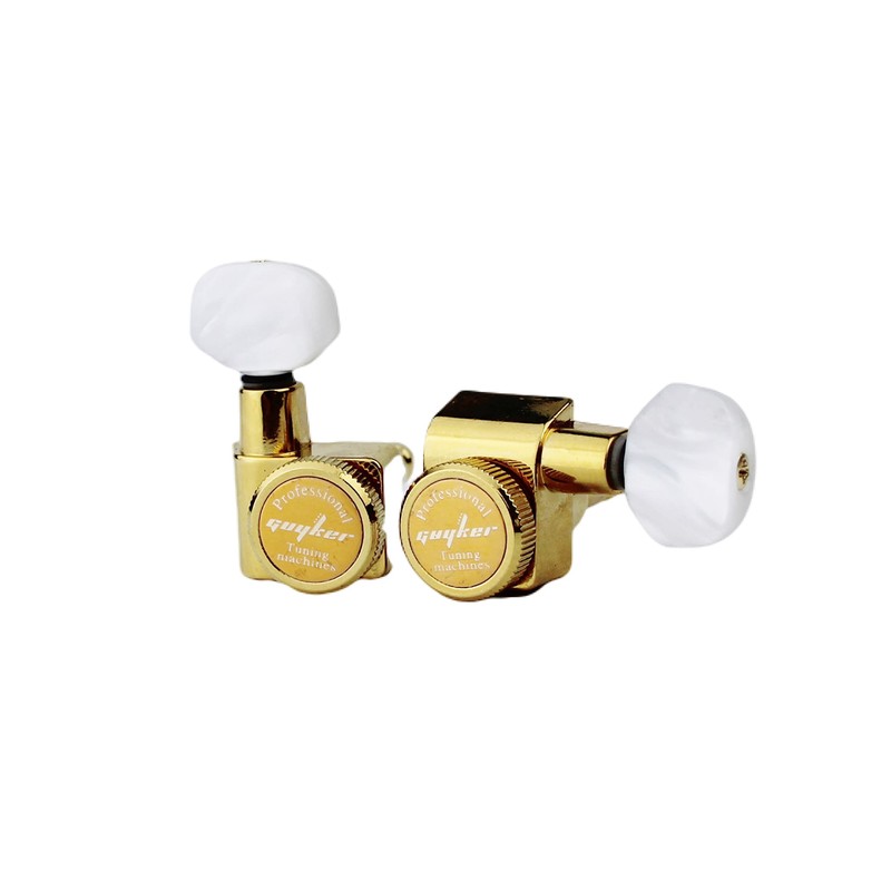 Guyker 6 In-line Guitar Locking Tuners – 1:18 Lock String