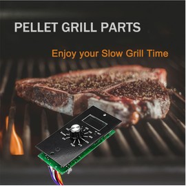 Gokelomg Digital Thermostat Control Board for Pellet Grills, Compatible with PB700, 340, 440, 820, BBQ 120V 60HZ