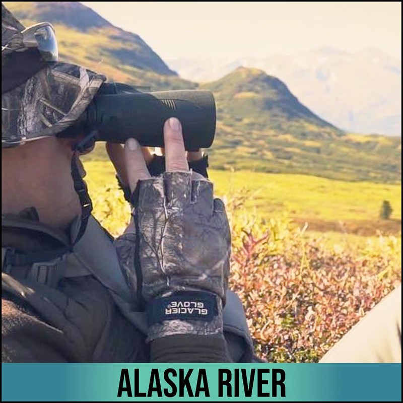 Glacier Glove Unisex Alaska River Fingerless Lightweight Breathable Non-Slip Grip