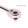 TEKTON 1/4 Inch Drive x 3 Inch Quick-Release Ratchet |