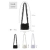 DIVA Rose Mini Shoulder Bag, Women's, Handbag, Frill Minimalist, Cute,
