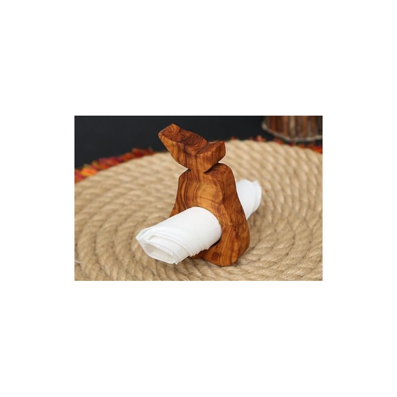 Olive Wood Napkin and Tissues Holder | Ideal for Decorating