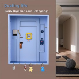 Llavero de pared para puerta de Friends Monica, llavero de Central Perk, decoración clásico para el hogar, llavero personalizado para regalo de pared para los amantes de los programas de televisión